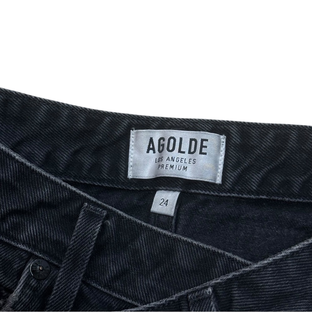 AGOLDE Criss Cross Skirt‎ Size 24 in Black - Picture 7 of 9